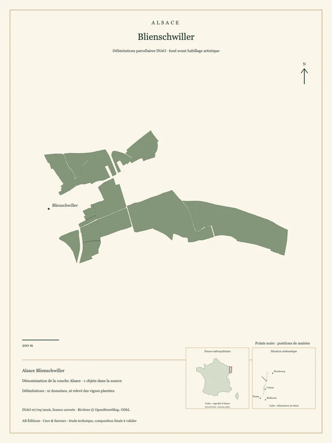 Étude cartographique Alsace Blienschwiller
