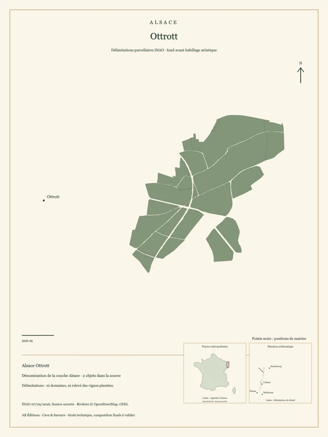 Étude cartographique Alsace Ottrott