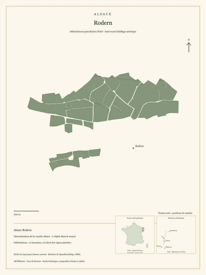 Étude cartographique Alsace Rodern