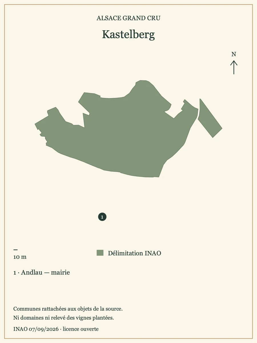 Carte de Kastelberg