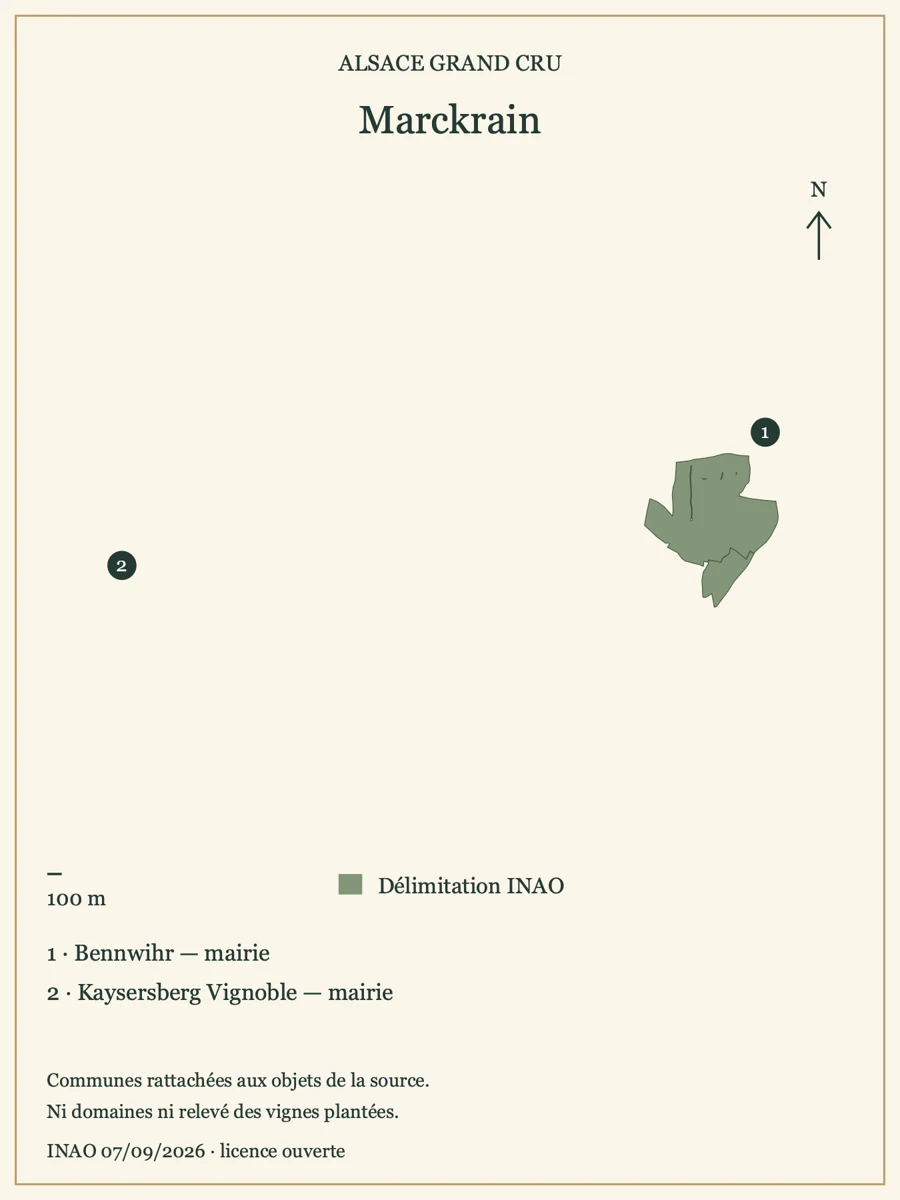 Carte de Marckrain