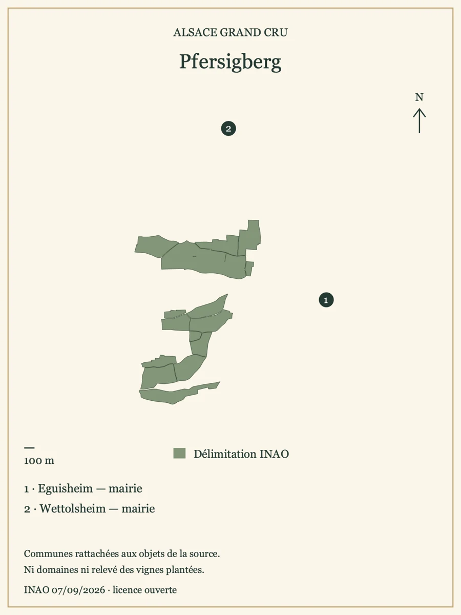 Carte de Pfersigberg