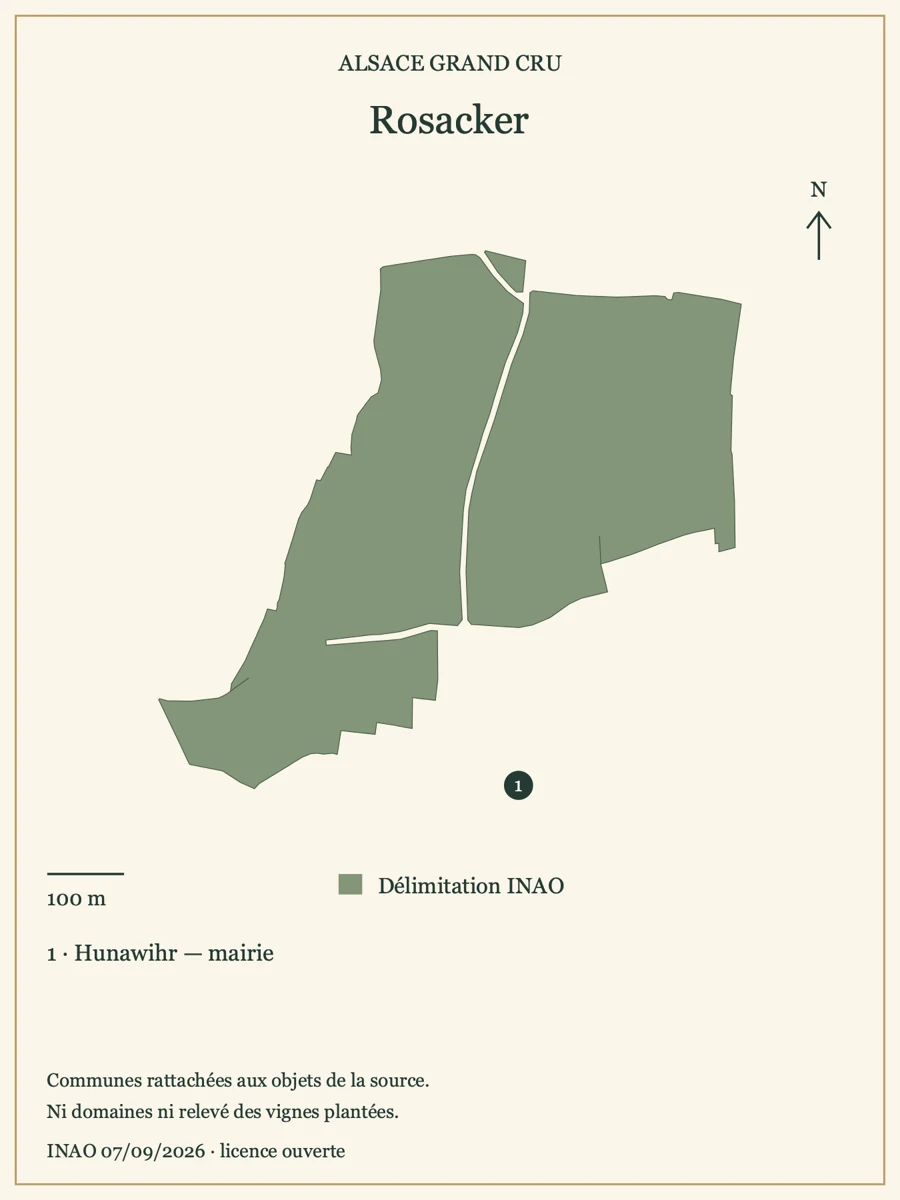 Carte de Rosacker