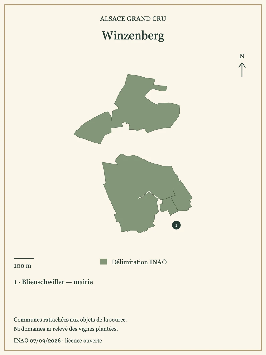 Carte de Winzenberg