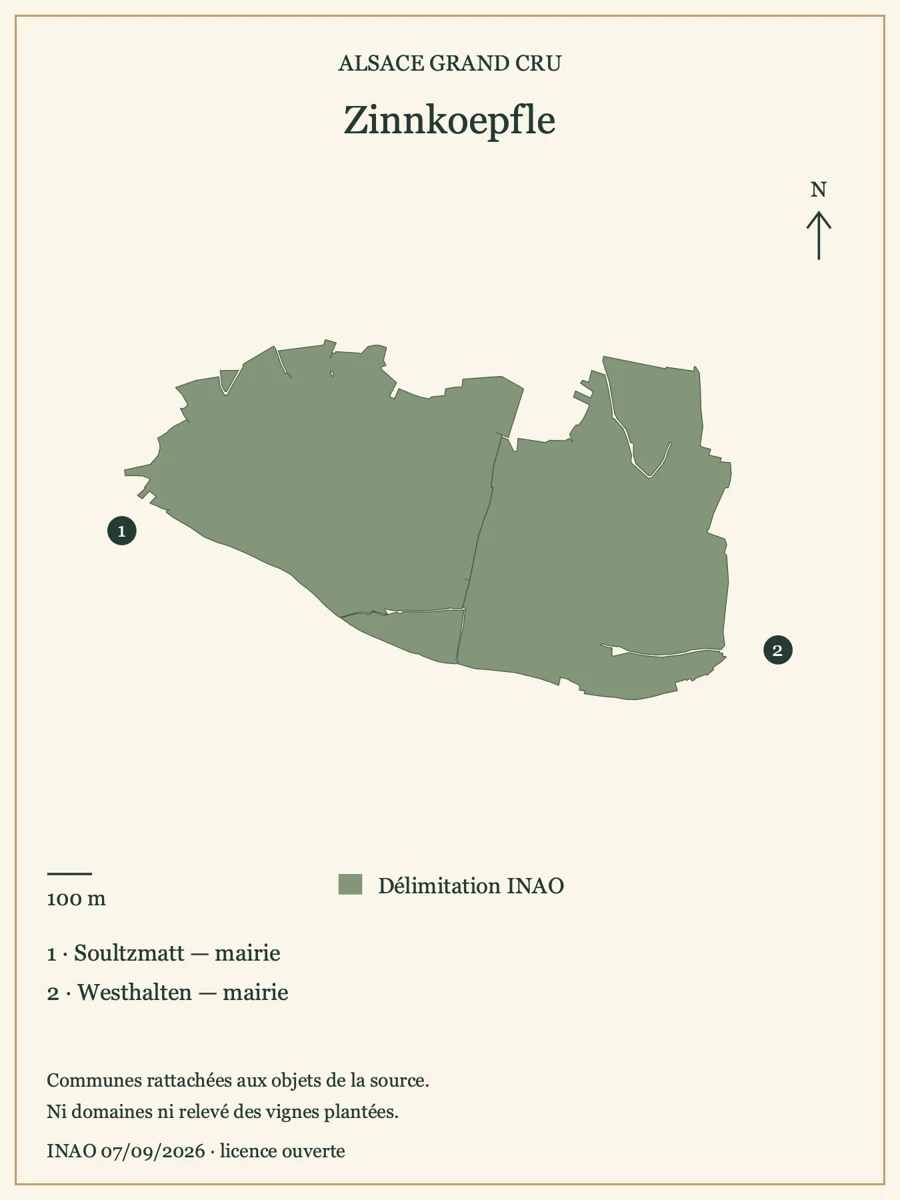 Carte de Zinnkoepfle