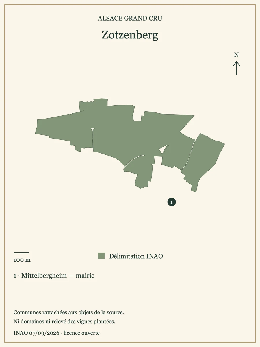 Carte de Zotzenberg