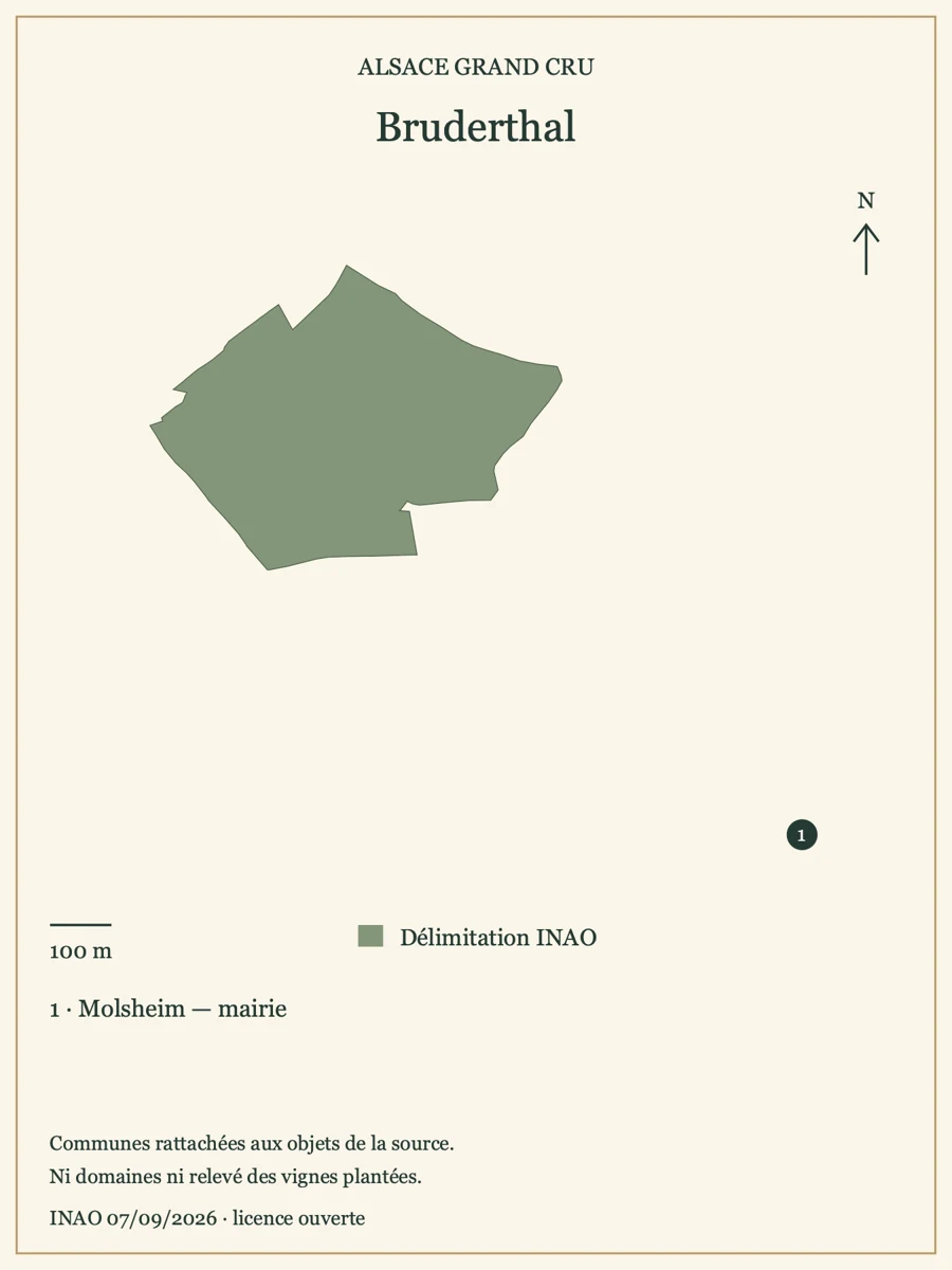 Carte de Bruderthal