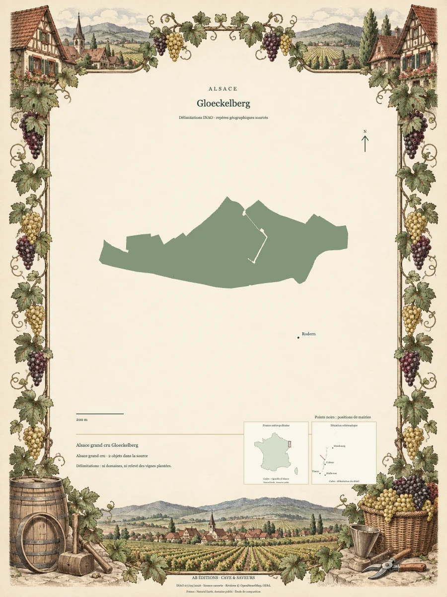 Carte de Gloeckelberg