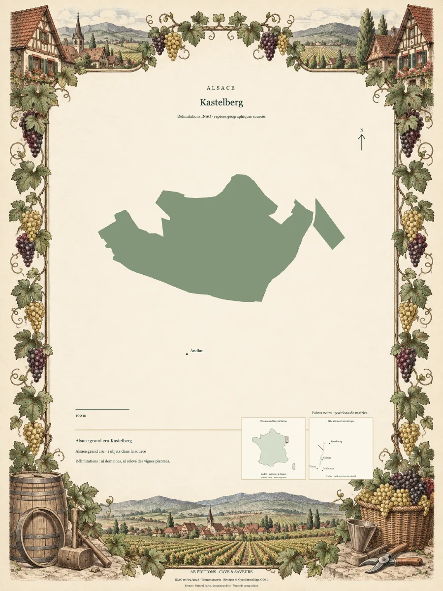 Carte de Kastelberg