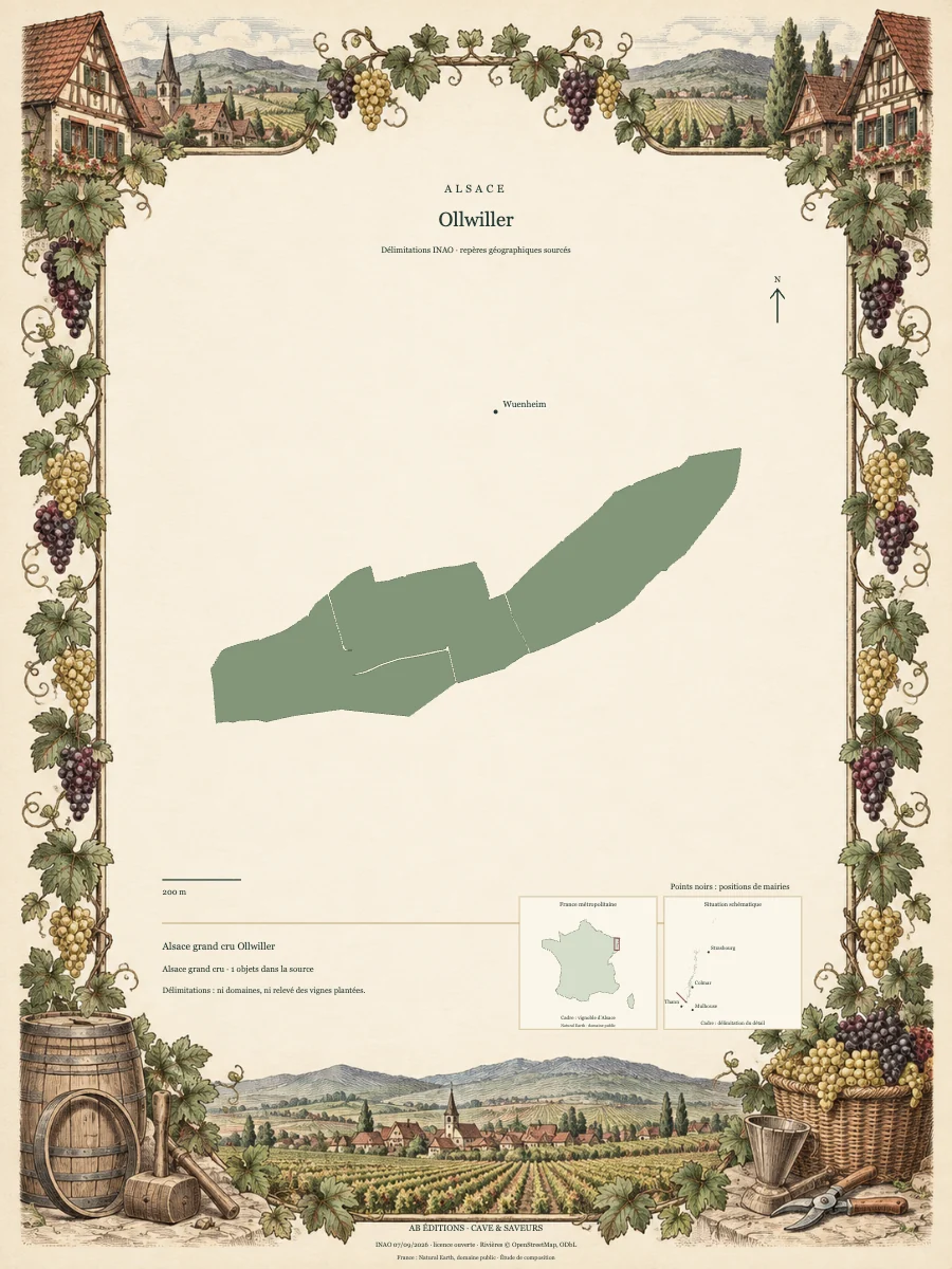 Carte de Ollwiller
