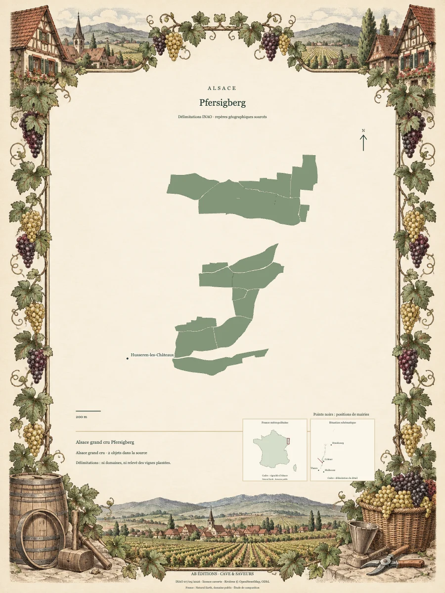 Carte de Pfersigberg
