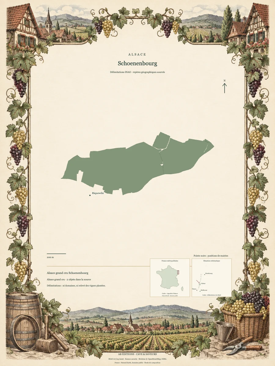 Carte de Schoenenbourg