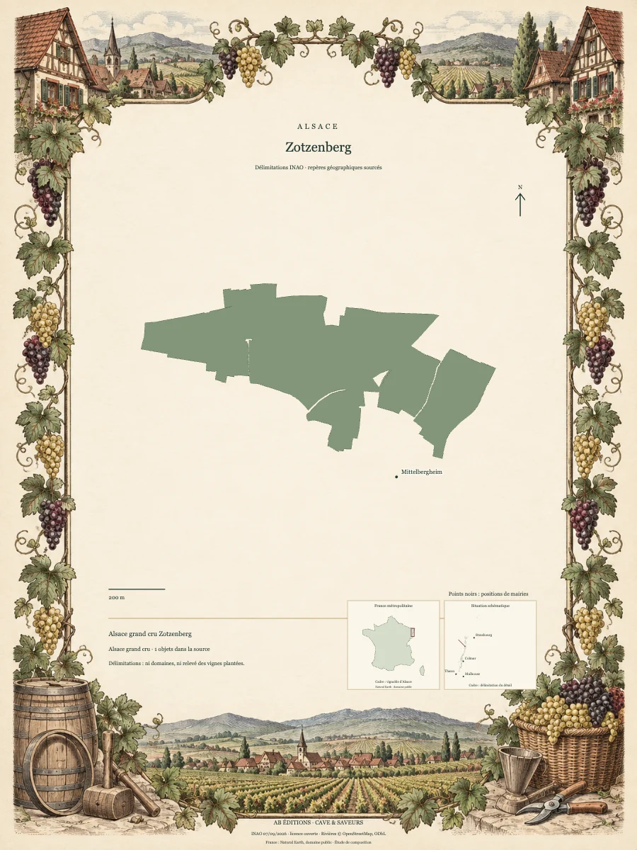 Carte de Zotzenberg