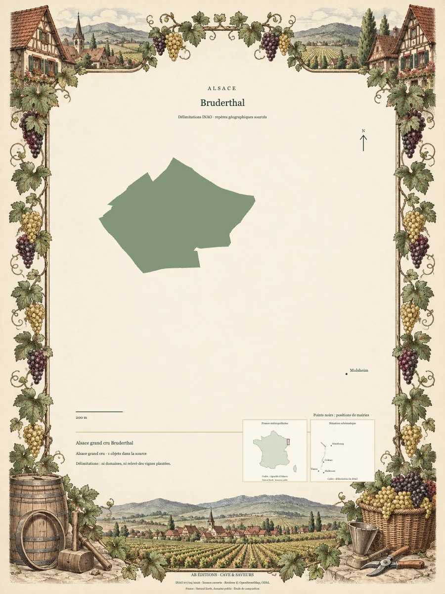 Carte de Bruderthal
