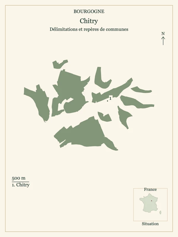 Carte de Bourgogne Chitry