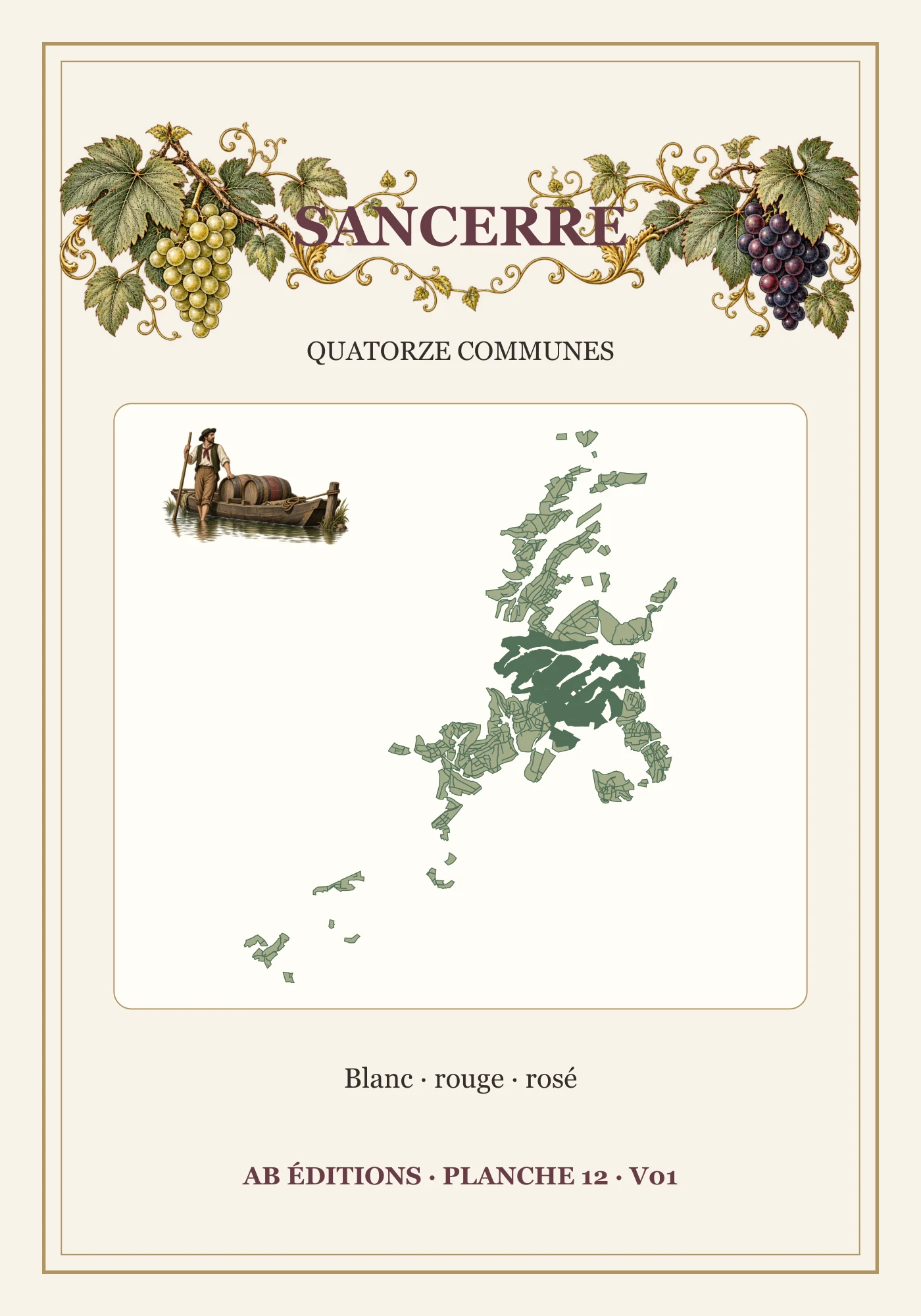 Recto de la carte : Sancerre