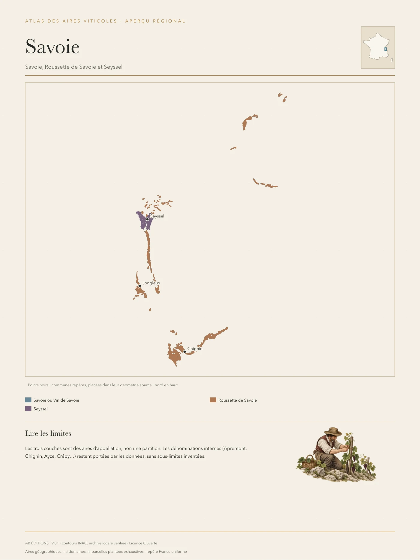 Poster : Savoie — vue d’ensemble