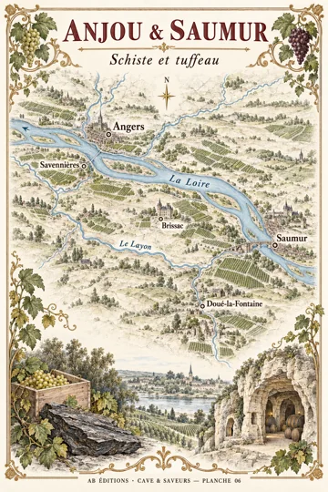 06 · ANJOU & SAUMUR — illustration d’atelier