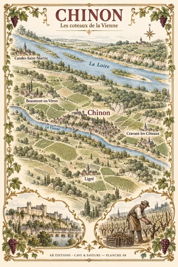 08 · CHINON — illustration d’atelier