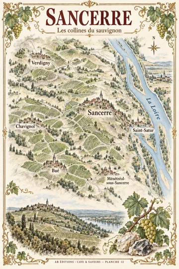12 · SANCERRE — illustration d’atelier