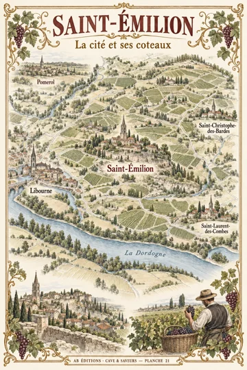 21 · SAINT-ÉMILION — illustration d’atelier