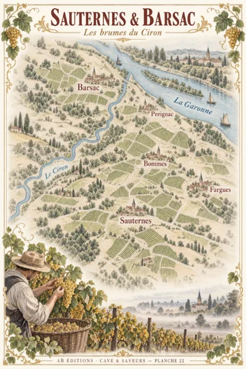 22 · SAUTERNES & BARSAC — illustration d’atelier