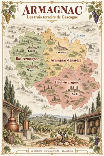 32 · ARMAGNAC — illustration d’atelier