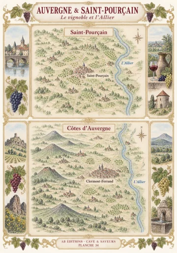 34 · AUVERGNE & SAINT-POURÇAIN — illustration d’atelier