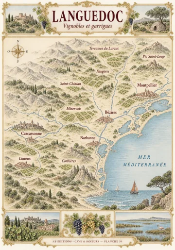 39 · LANGUEDOC — illustration d’atelier