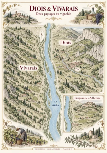 49 · DIOIS & VIVARAIS — illustration d’atelier