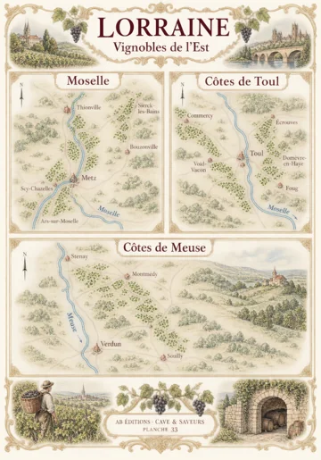 Étude illustrée de la Lorraine — collection Cave & Saveurs