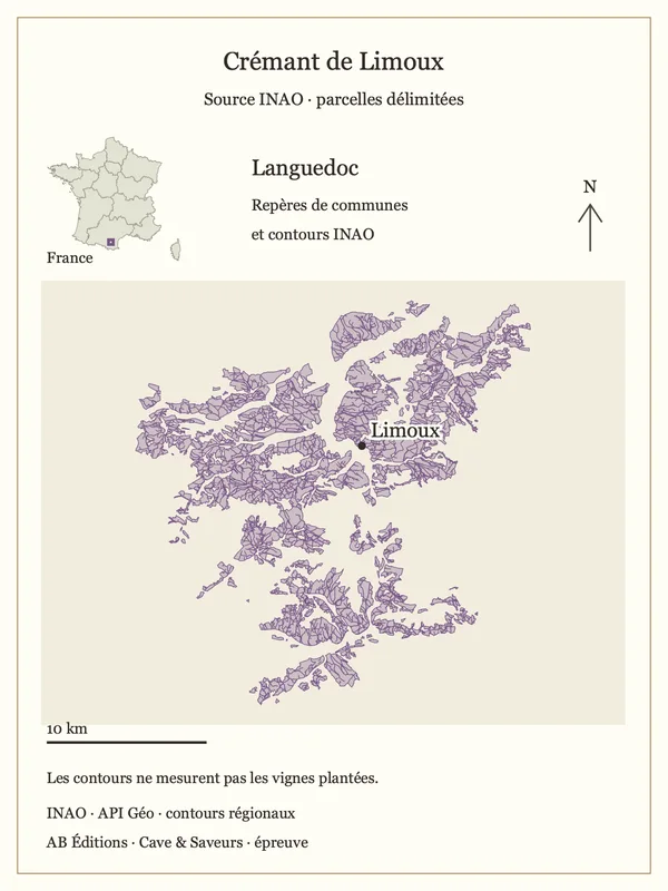 Cartographie INAO — Crémant de Limoux