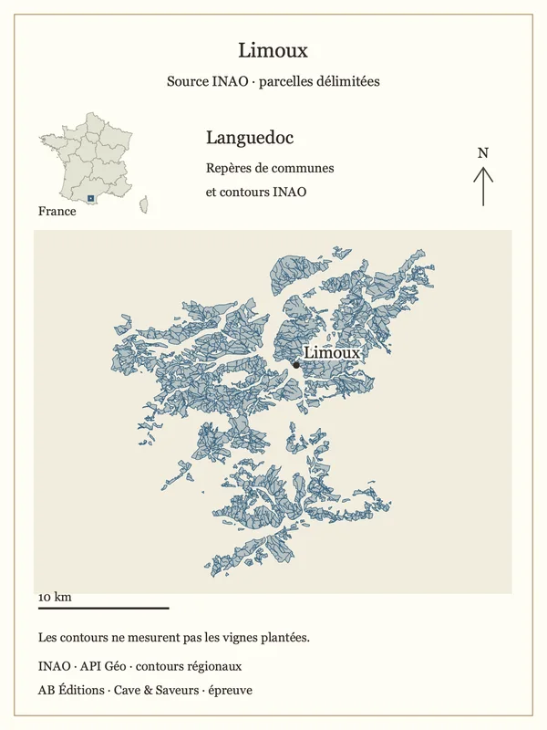 Cartographie INAO — Limoux blanc