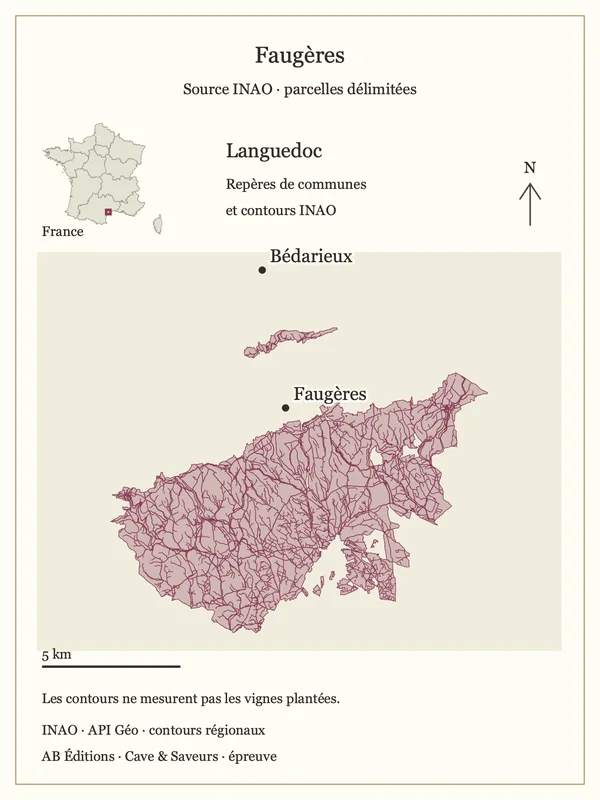 Cartographie INAO — Faugères