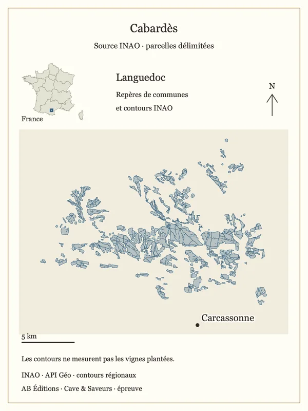 Cartographie INAO — Cabardès
