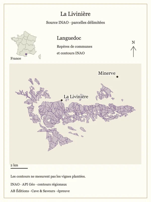 Cartographie INAO — La Livinière