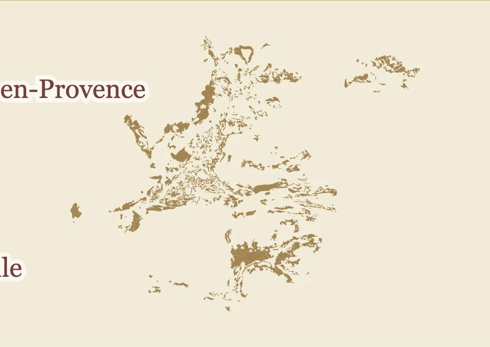 Carte : Coteaux varois en Provence