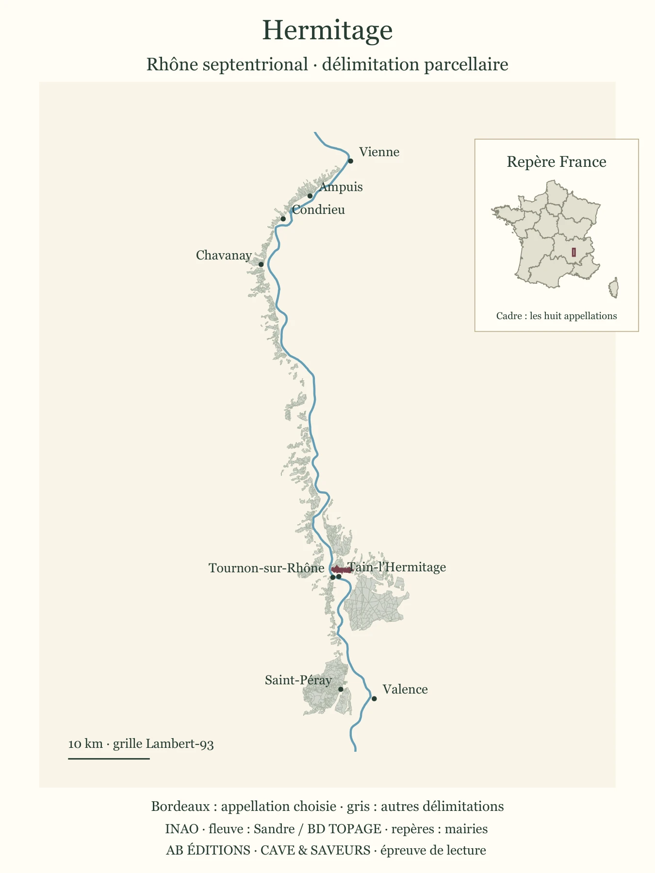 Carte de situation de Hermitage