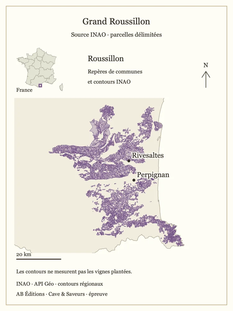Repères géographiques et délimitations de Grand Roussillon