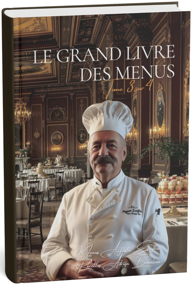 Le Livre des Menus d’Auguste Escoffier — Tome 3 sur 4 — Auguste Escoffier · Adrien Beaulieu