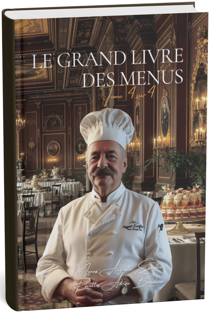 Le Livre des Menus d’Auguste Escoffier — Tome 4 sur 4 — Auguste Escoffier · Adrien Beaulieu