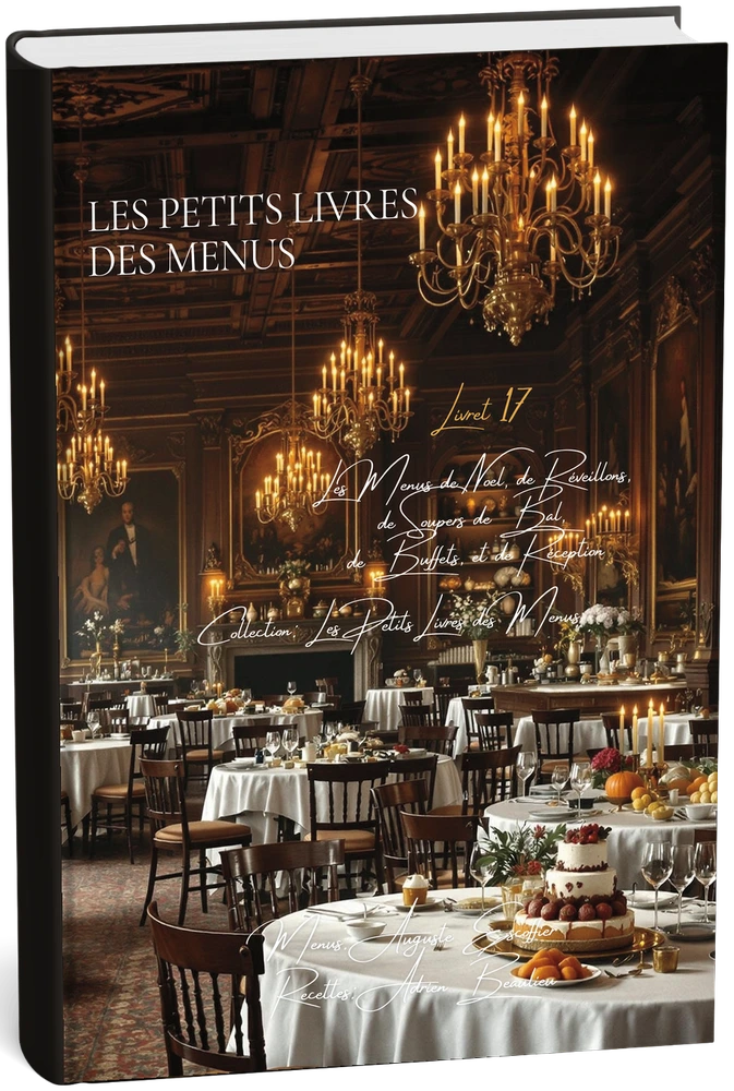 Livret 17 — Noël, réveillons, soupers de bal, buffets et réceptions — Menus : Auguste Escoffier · Recettes : Adrien Beaulieu
