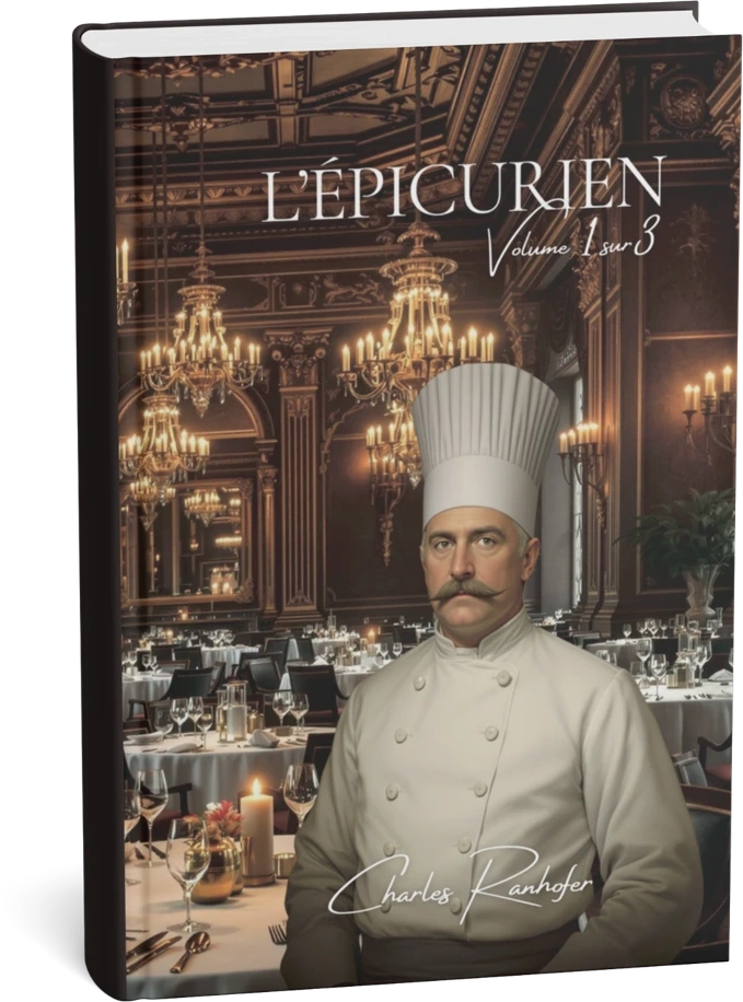 Mockup de L’Épicurien — 1/3