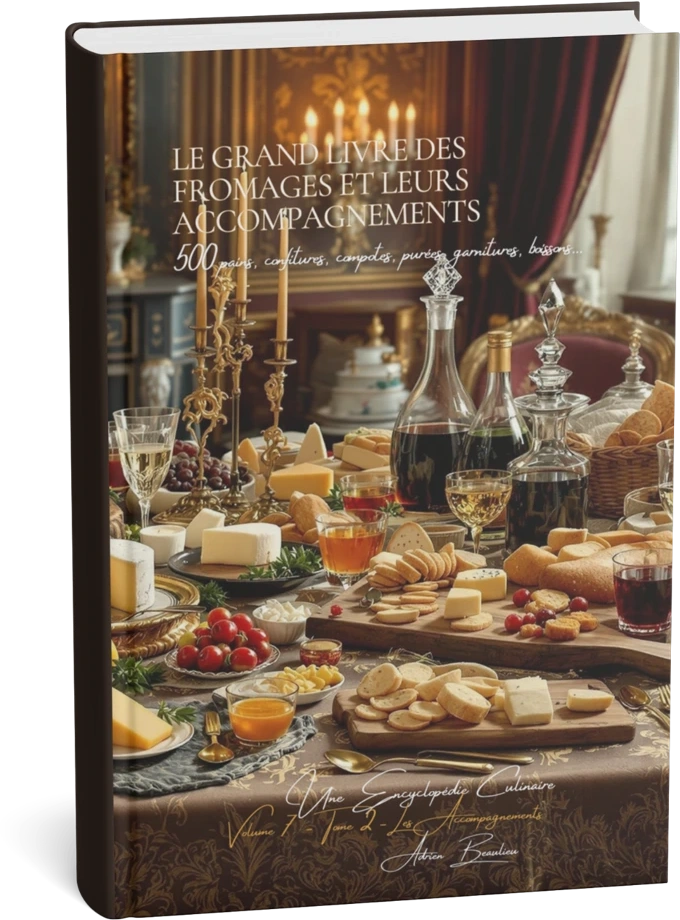 Mockup de Le Grand Livre des Fromages et leurs Accompagnements — 2