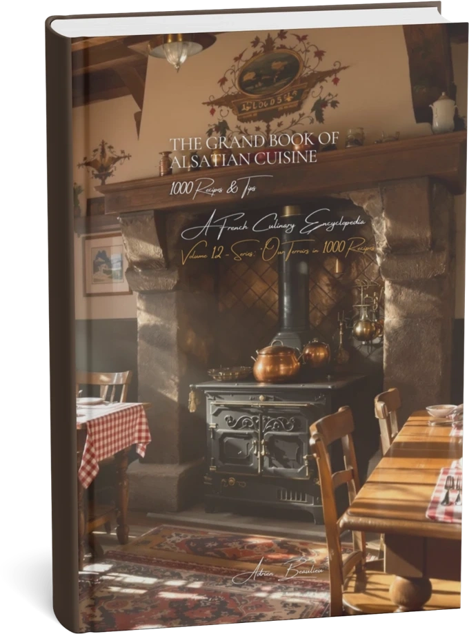 Mockup de The Grand Book of Alsatian Cuisine