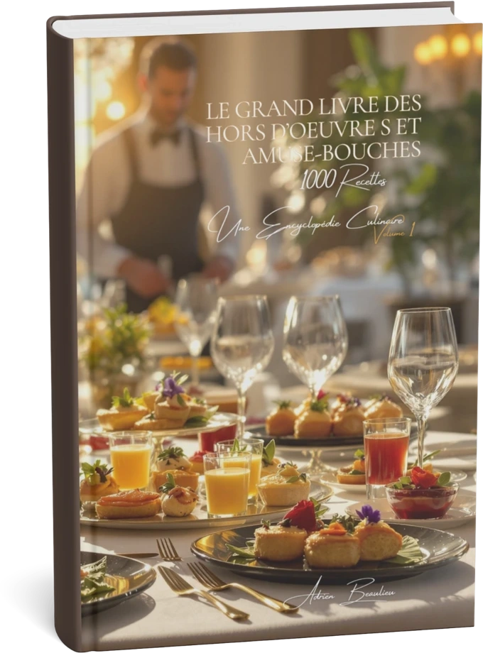 Mockup de Le Grand Livre des Hors-d’Œuvre et Amuse-Bouches