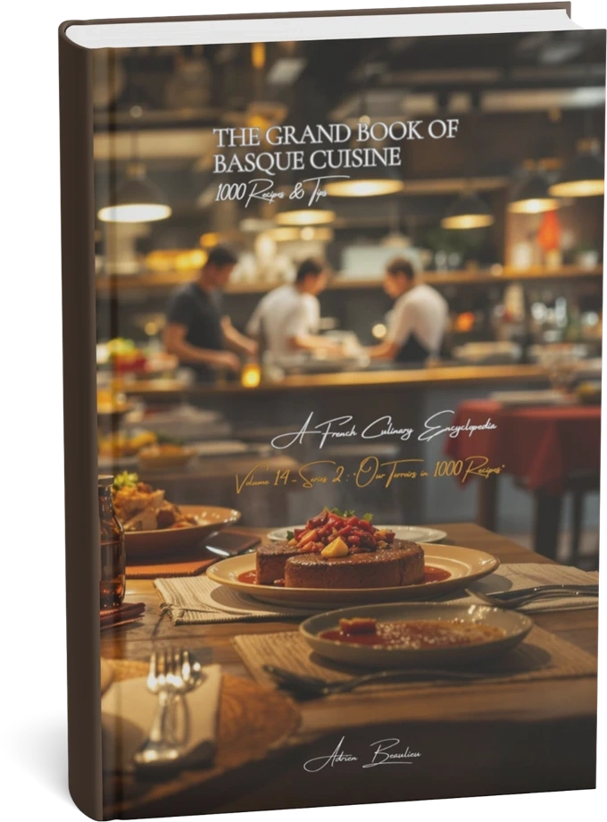 Mockup de The Grand Book of Basque Cuisine