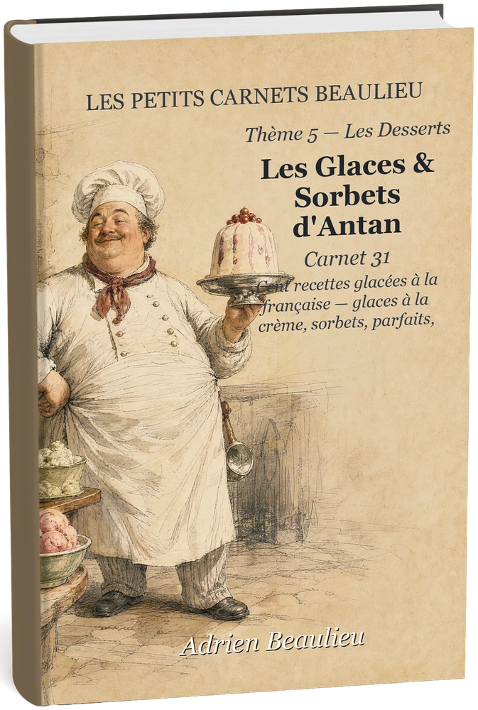 Couverture de Les Glaces & Sorbets d'Antan