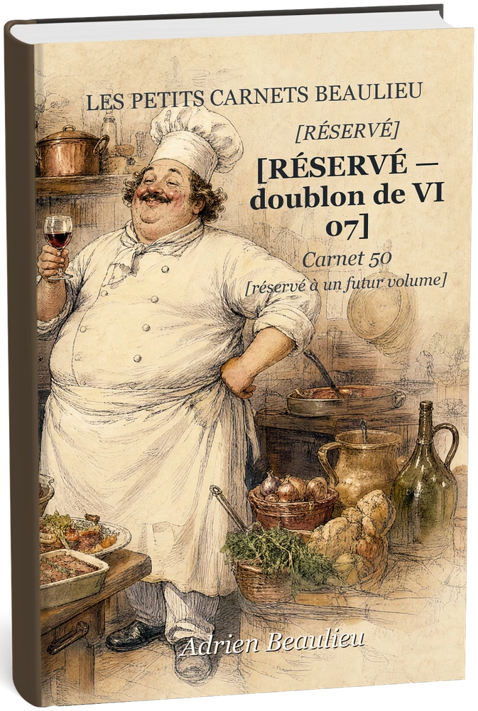 Couverture de 🚫 RÉSERVÉ (doublon de vi07 « Pains et Viennoiseries »)