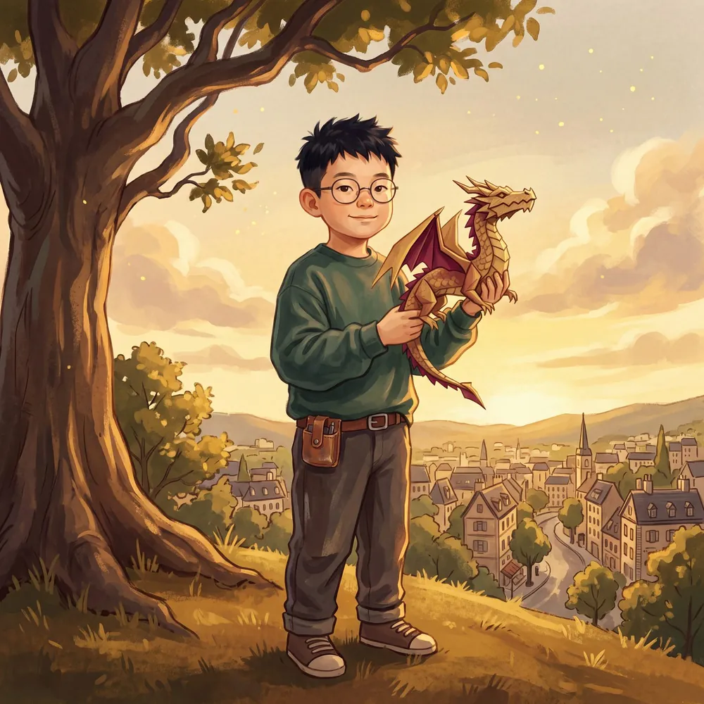 Album illustré Wen : Le Dragon